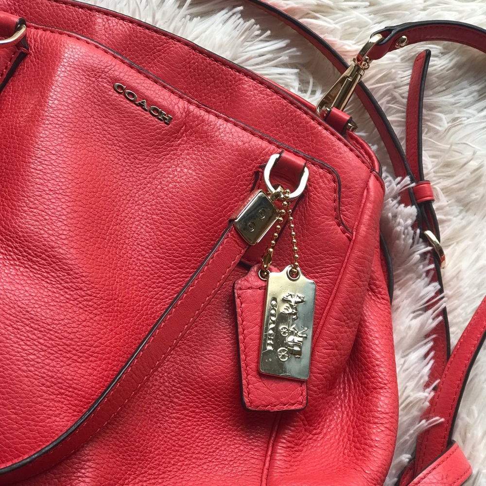 Burnt Orange Coach purse